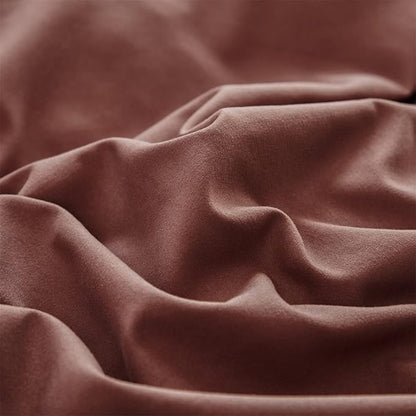 CLOTHKNOW Brick Red Full Size Comforter Set 3Pcs Rust Red Bedding Comforter Sets Women Men Soft Brownish Comforter with 2 x Pillow Cases