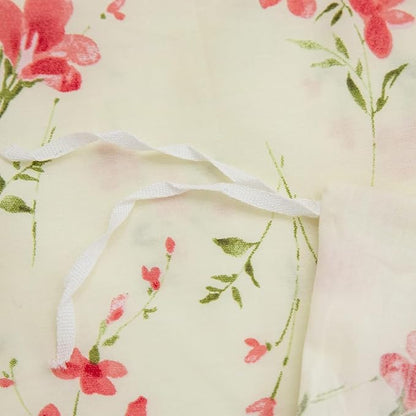 HighBuy Twin XL Comforter Set Pink Floral Boho Twin Extra Fit Comforter Set for College Boho Chic Flower Bedding Set All Season Farmhouse Lightweight Microfiber Comforters with 2 Pillowcases