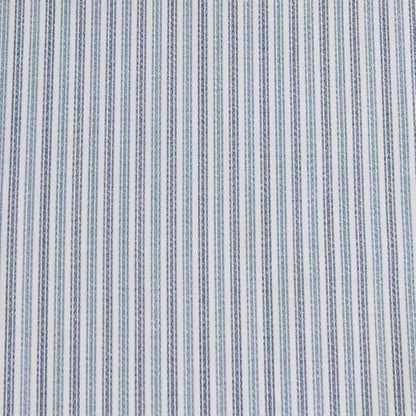 Eddie Bauer - Queen Sheets, Cotton Percale Bedding Set, Crisp & Cool Home Decor (Ticking Stripe Light Blue, Queen)