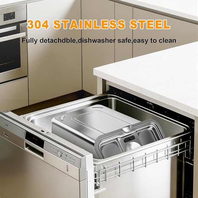 15L Dog Water Fountain Stainless Steel Automatic Dispenser with Filter | 4 Gal Large Capacity, Fresh Filtered Water, Easy Refill Design, Ideal for Large Dogs Indoor