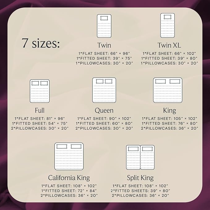 LuxClub 3 PC Sheet Set Sheets Deep Pockets 18" Eco Friendly Wrinkle Free Sheets Machine Washable Hotel Bedding Silky Soft - Eggplant Twin