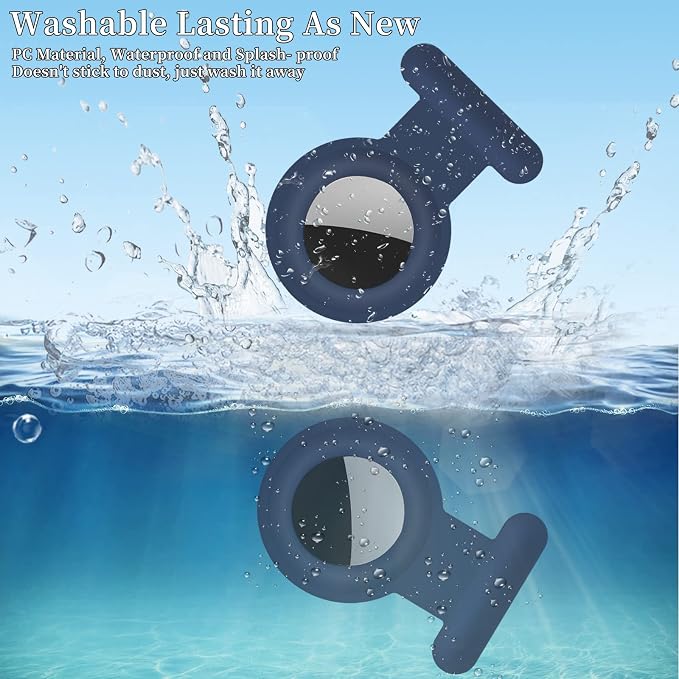 2 Pack for Airtag Holder Case Tracker,Silicone Hidden Kid Holder for Airtag | For Airtag Tracker with Invisible Pin, Anti Lost for Air Tag Case Cover for Toddlers, Elderly, Pet, Clothing