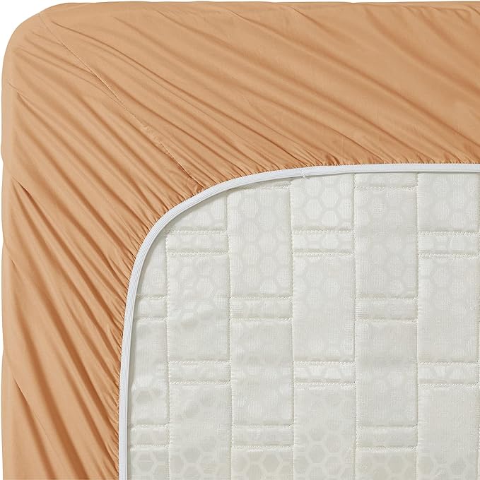 Clara Clark Bed Sheets, Premier 1800 Series 4 Piece Bed Sheet Set, Deep Pocket, Wrinkle, Fade, Stain Resistant, Luxury Soft Bedding Sheets & Pillowcases, California King, Mocha Brown