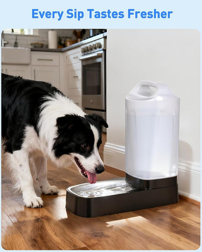 Dog Water Dispenser Filters Replacement, 4 Pack Gravity Pet Water Bowl Filters Fit for 2.4 Gal Automatic Dog Cat Water Dispenser, 6 Filtration Pet Fountain Filter Replacement