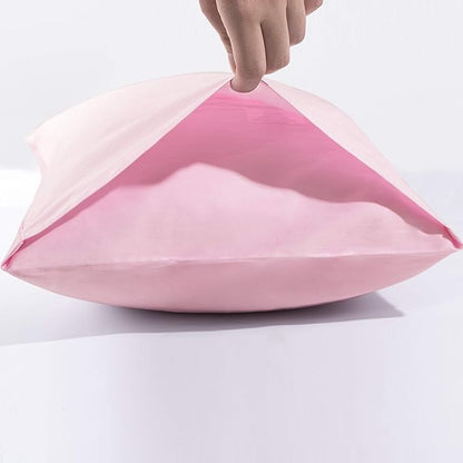 NTBAY Egyptian Cotton Body Pillowcase - 500 Thread Count Cotton Body Pillow Cover - Soft and Breathable Envelope Closure Body Pillowcase for Adults, 20x54 Inches, Pink