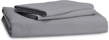 Bedsure Duvet Cover Queen Size - Soft Double Brushed Bedding Set for Kids & Adults, Zipper Closure, 3 Pieces, Includes 1 Duvet Cover (90"x90") & 2 Pillow Shams, NO Comforter, Grey