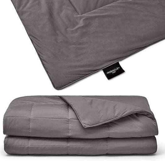 Miracle Made All-Season Cotton Duvet Cover – Water-Resistant, Lightweight, Breathable Bedding – Compatible with 3-Temperature Zone Comforter – Full/Queen, Stone