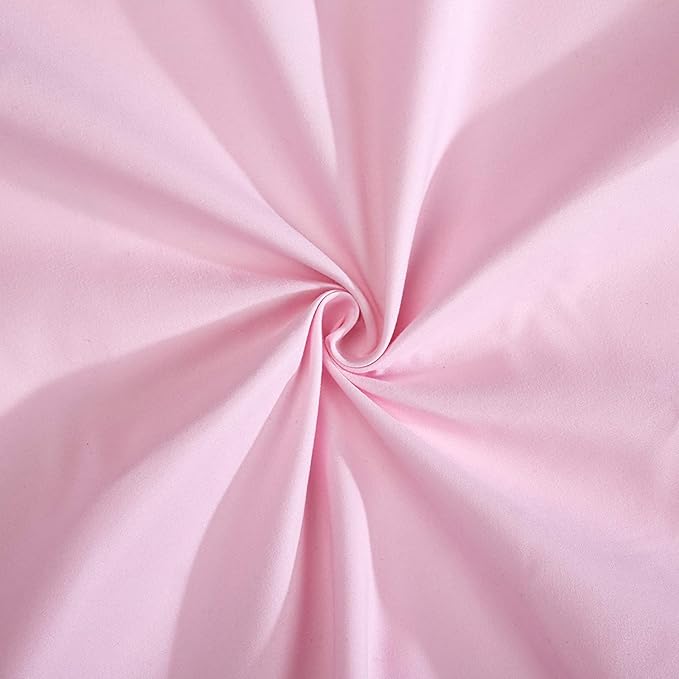 Evolive Ultra Soft Brushed Microfiber Standard Size 20"x30" Pillowcases Pair Set of 2 with Envelope Closure (20"x30" Standard, Pink)