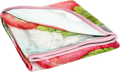 Jay Franco Kids Plush Throw Blanket – Soft & Comfy Throw for Couch or Bed – Cozy Home Décor for Living Room & Bedroom, Multi - Strawberry Shortcake, 40x50 - Travel Blanket