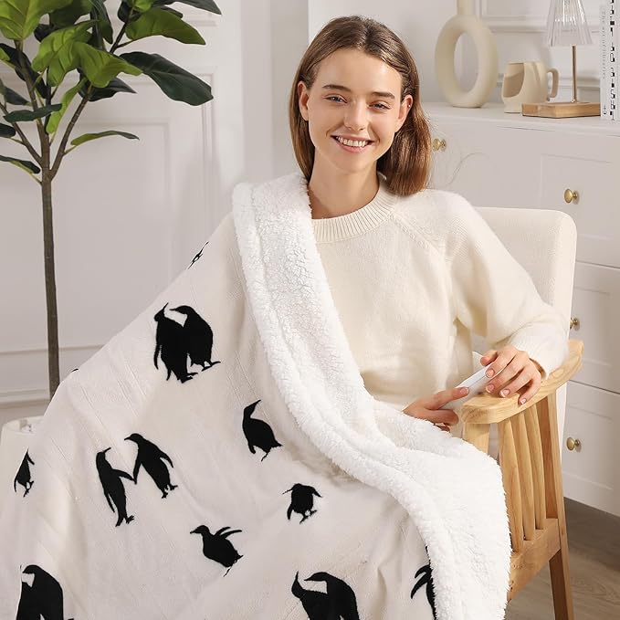 Heated Blanket Twin Electric Blanket 62"x84" Heating Blanket, Upgraded Ultra Comfortable Sherpa Twin Size Heated Blanket with 5 Heating Levels & 10 Hrs Auto-Off, Machine Washable, Ideal Gift