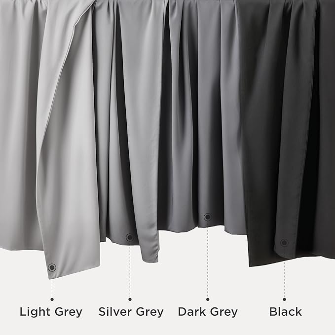 Bedsure Pillow Cases Queen, Cooling Pillow Cases, Rayon Derived from Bamboo Silver Grey Pillowcases Queen Size Set of 2, PureWoven Silky Soft Bedding Pillow Covers with Envelope Closure, 20x30 Inches
