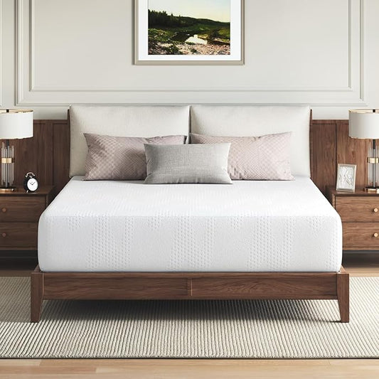 Novilla California King Mattress, 14 inch Cal King Mattress in a Box, Gel Memory Foam Mattresses for Cooling Night Sleep, Comfort Support,CertiPUR-US Certified,White