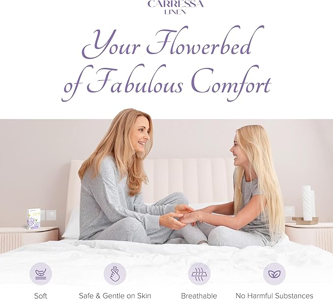 Carressa Linen 100% Egyptian Cotton King Size Pillow Cases Set of 2 - Luxury 600 Thread Count King Pillowcases (Plum), Silky Soft, Cooling, Breathable Sateen Weave Hotel Quality Bed Pillow Cover