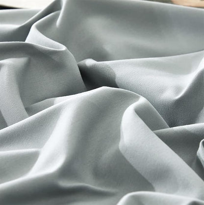 CLOTHKNOW Blue California King Comforter Set Light Blue Bedding Comforter Sets Solid Color Soft Comforter with 2 x Pillow Cases