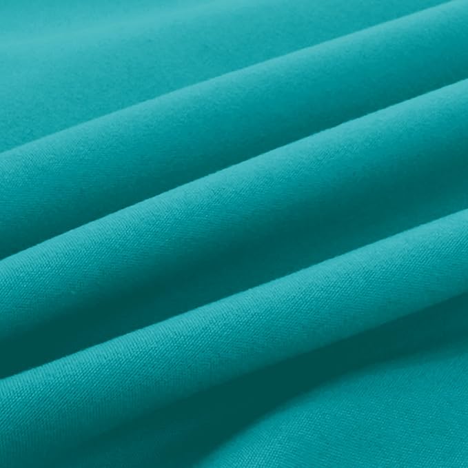 Elegant Comfort Luxury Ultra-Soft 2-Piece Pillowcase Set - 1500 Premium Hotel Quality Microfiber Double Brushed - Wrinkle Resistant, Standard/Queen, Turquoise