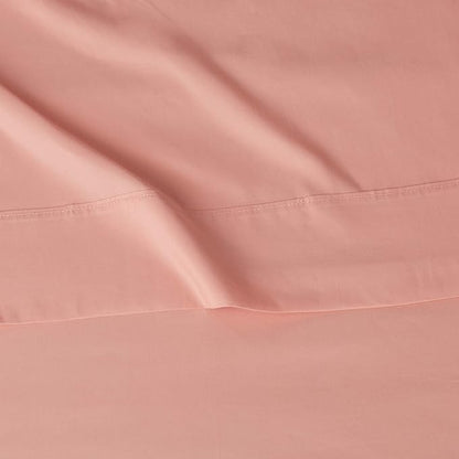 Amazon Basics Breathable, Wrinkle Free Lightweight Microfiber 4-Piece Bed Sheet Set with 14-Inch Deep Pockets, Includes Comfortable Pillowcases, Queen, Peachy Coral, Solid