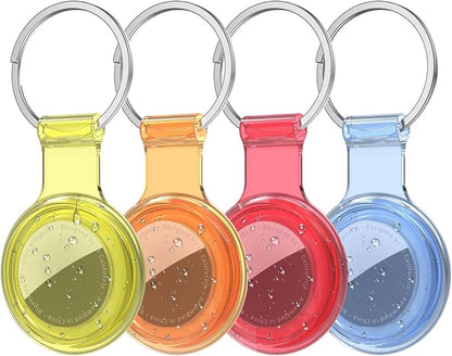 Compatible for AirTag Holder Keychain for Apple Air Tag 1st&2nd Generation | Airtag Key Chain Ring Case Cover for Air Tag Holder GPS Tracker Item Air Tags Finders Air Tagholder for Kids,Bags,Luggages
