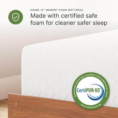 Signature Design by Ashley California King Size Chime 10 Inch Medium Firm Memory Foam Mattresswith Green Tea & Charcoal Gel for Pressure Relief, Fiberglass Free, Mattress In A Box