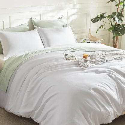 Litanika Twin XL Comforter Set White - 2 Pieces Extra Long Bed Set for College Dorm, All Season Bedding Set for Girls and Boys