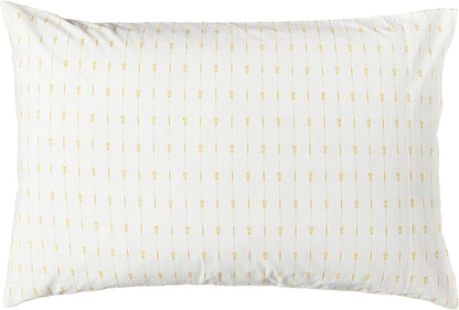 Tommy Bahama - King Sheets, Cotton Percale Bedding Set, Crisp & Cool, Stylish Bedding Set (Pineapple Pinstripe Yellow, King)