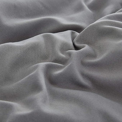 Houseri Grey Comforter Queen Size Solid Dark Gray Bedding Comforters Sets Men Women Modern Dark Grey Queen Comforter Set for Teen Girls Boys Soft Comfy Breathable Pure Grey Bed Quilts Blankets Durable