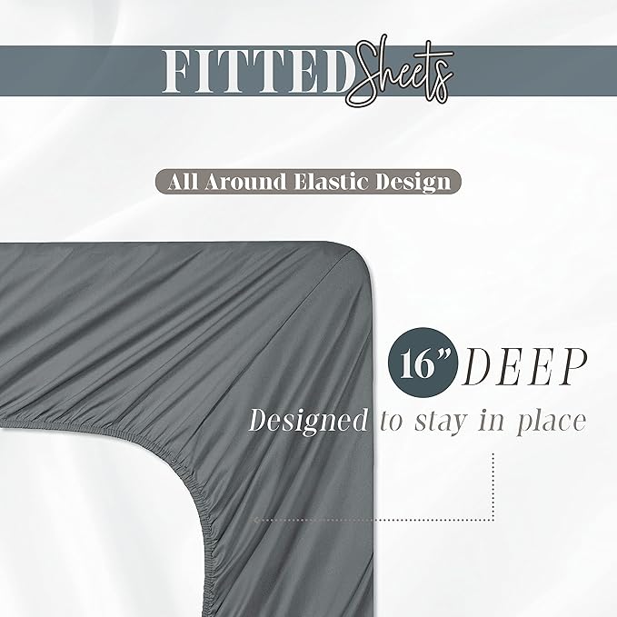Elegant Comfort 1500 Premium Hotel Quality 1-Piece Fitted Sheet, Softest Quality Microfiber-Deep Pocket up to 16 inch,Wrinkle and Fade Resistant, King, Emerald Green