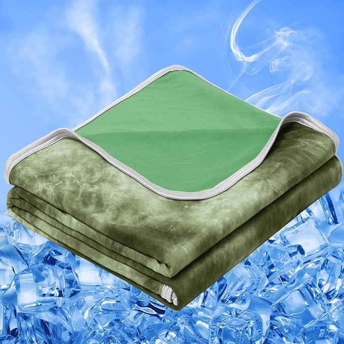 inhand Cooling Blanket Twin XL Size (60"x90"), Cooling Blankets for Hot Sleepers, Absorbs Heat to Keep Adults Cool For Summer Nights Sweats, Thin Cold Lightweight Blanket for Couch Bed, All Season Use