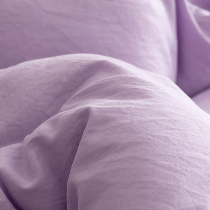 ROSGONIA King Size Comforter Set Lavender, 3pcs (1 Boho Purple Comforter & 2 Pillowcases), Soft Bedding Lightweight Bedspread Blanket Quilts