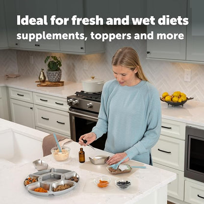 PetSafe FreshFeed Refrigerated Automatic Wet Food Feeder, 6 Meals, White | 40F Dual Semiconductor Cooling, Keeps Wet Food Fresh, Automatic 6-Meal Rotating Tray, App-Controlled Scheduling