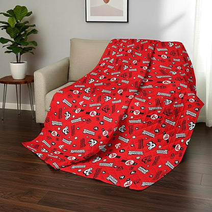 Northwest Dungeons & Dragons Roll for Initiative Full/Queen Quilted Blanket, Comfy Throw, Soft Lightweight Bedding for Bed, or Couch, 90 x 90 inches