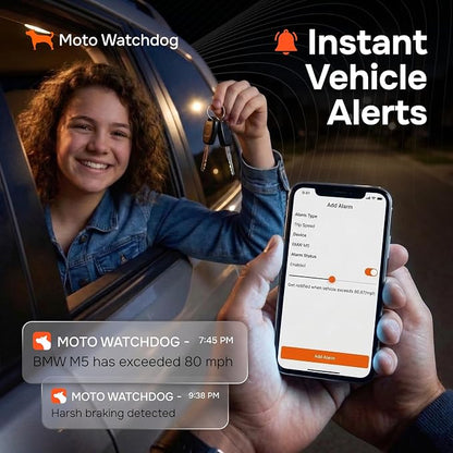 GPS Tracker for Vehicles, No Subscription, No Monthly Fee | Real-Time Location, Mileage Tracking, Speeding Monitoring, Route History, Geofence, Geofence, OBD, for Fleets & Families