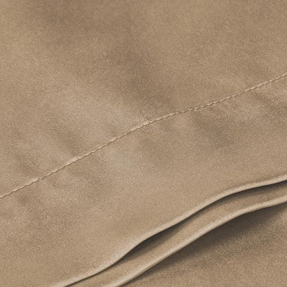 BEDELITE Satin Body Pillow Cover, Super Soft and Cooling Body Pillow Pillowcase for Hair and Skin, Breathable Silky Full Long Pillowcase Cover(20"x54", Tawny Brown)
