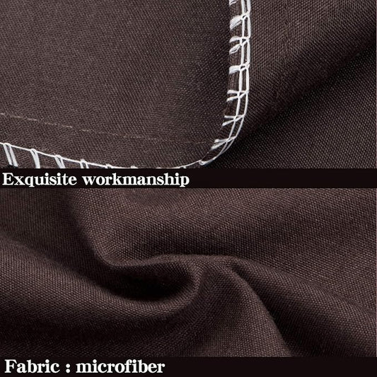 NTBAY King Pillowcase Set - 2 Pack Brushed Microfiber 20x36 Pillowcases - Soft, Wrinkle-Free, Fade-Resistant, Stain-Resistant, Dark Brown Pillowcases with Envelope Closure - 20x36 Inches, Dark Brown