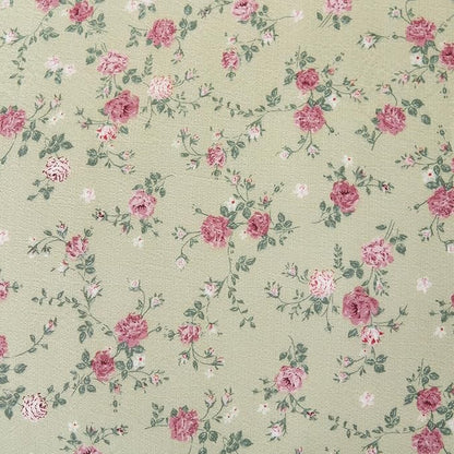 Queen Comforter Set Floral Soft 3 Pieces Chic Crinkle Gauze Fabric Garden Style Floral Print Botanical Comforter for All Seasons Luxury Warmth Comfy Breathable with 2 Pillowcases
