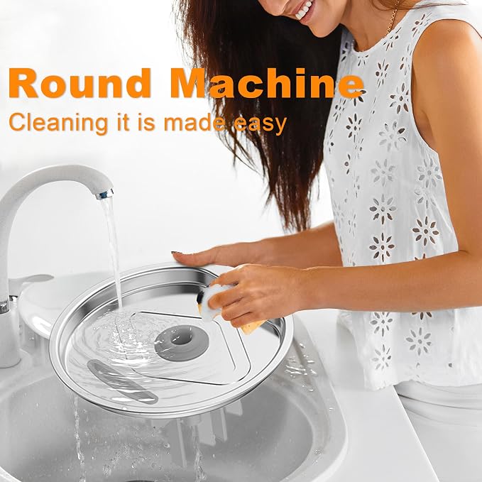 Cat Water Fountain Advanced 304 Stainless Steel 2.2L/74oz with 3-Pack Replaceable Filters, Detachable Tank, Easy to Clean, Automatic Pet Fountain Quiet Cats Water Dispenser, Dogs