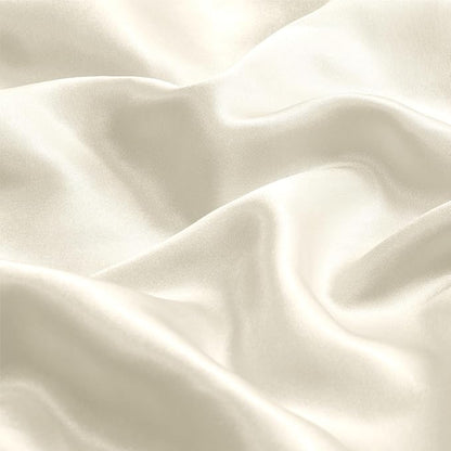 BEDELITE Satin Pillowcase with Zipper 4 Pack, Beige Pillow Cases Queen Size, Super Soft and Cooling Similar to Silk Pillow Cases, Gift for Women Men(20x30 Inches)