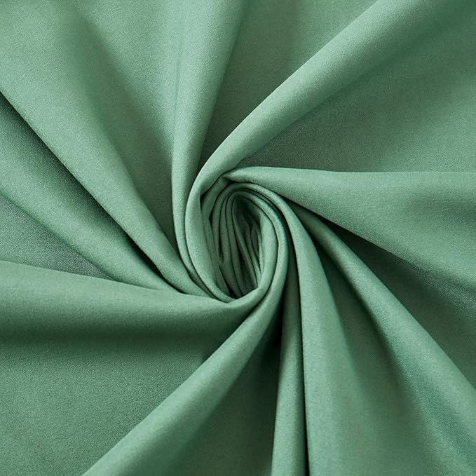 MILVOWOC 2Pcs Brushed Microfiber Queen Pillowcases - 20 x 30 Inch, Dark Green Pillow Case Set Non Slip Envelope Pillow Cover with Moisture Absorption and Anti-Wrinkle