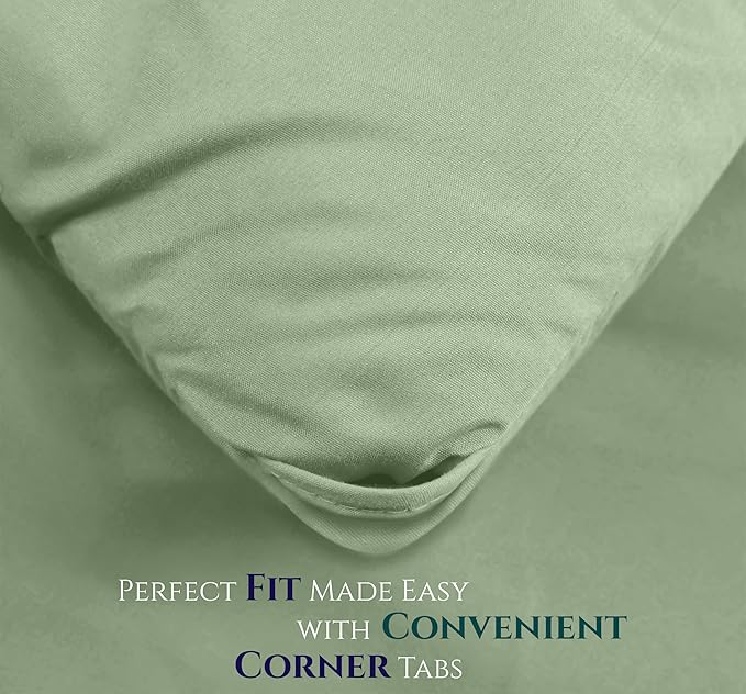 King Comforter Set 3 Piece Sage Green by Utopia Bedding, Comforters King Size, Bedding Comforters Sets, Down Alternative Soft Bed Set, 1 Comforter (90 x 102 inches) 2 Pillow Shams (20 x 36 inches)