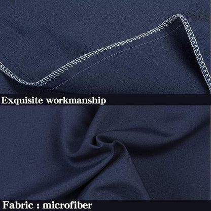 NTBAY King Pillowcase Set - 2 Pack Brushed Microfiber 20x36 Pillowcases - Soft, Wrinkle-Free, Fade-Resistant, Stain-Resistant, Navy Pillowcases with Envelope Closure - 20x36 Inches, Navy