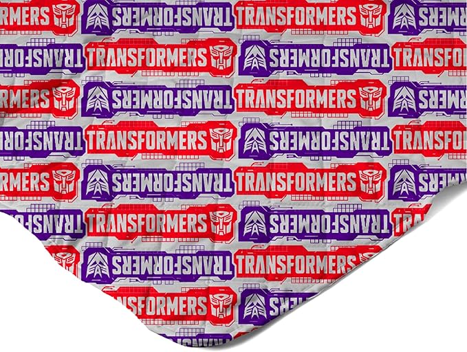 Northwest Transformers Logo Quilted Blanket, Comfy Throw, Adults Boys Girls, Soft Lightweight Bedding for Bed, or Couch, 60 x 80 inches