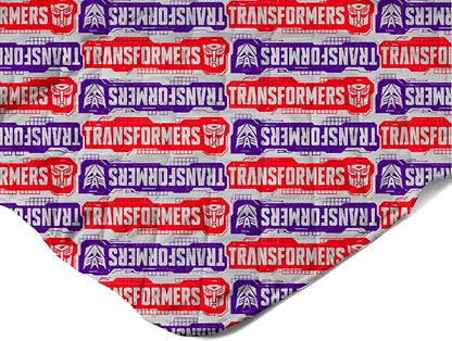 Northwest Transformers Logo Quilted Blanket, Comfy Throw, Adults Boys Girls, Soft Lightweight Bedding for Bed, or Couch, 60 x 80 inches