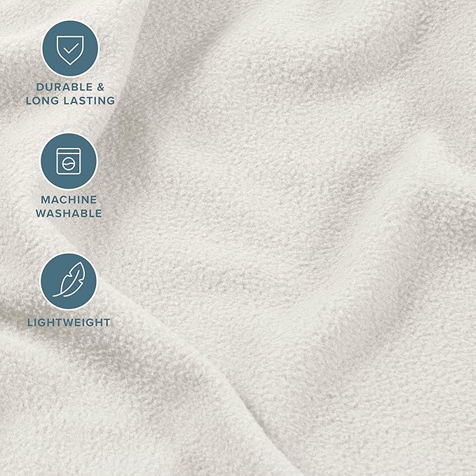 Bare Home Super Soft Fleece Sheet Set - King Size - Extra Plush Polar Fleece, No-Pilling Bed Sheets - All Season Cozy Warmth (King, Cream)