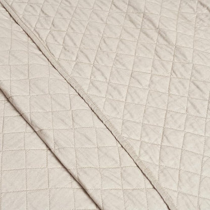 Lush Decor Ava Quilt Diamond Pattern Solid 2 Piece Oversized Bedding Blanket Bedspread Set - Twin-XL - Neutral