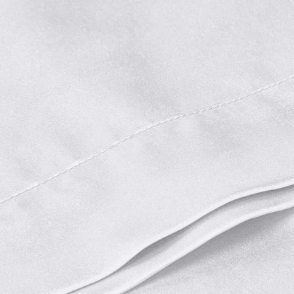 BEDELITE Satin Body Pillow Cover, Super Soft and Cooling Body Pillow Pillowcase for Hair and Skin, Breathable Silky Full Long Pillowcase Cover(20"x54", White)