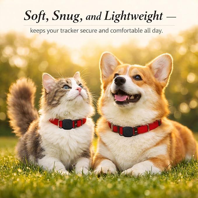 Waterproof Dog Collar Holder Case for Tile Mate 2024/2022 Tracker, 2 Pack Anti-Scratch Soft Silicone Case for cat pet Necklace, Protective Cover Accessories for Tracker Finder (Blue/White)