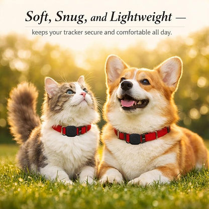 Waterproof Dog Collar Holder Case for Tile Mate 2024/2022 Tracker, 2 Pack Anti-Scratch Soft Silicone Case for cat pet Necklace, Protective Cover Accessories for Tracker Finder (Blue/White)