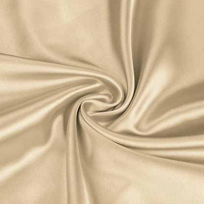 BEDELITE Satin Body Pillow Cover, Super Soft and Cooling Body Pillow Pillowcase for Hair and Skin, Breathable Silky Full Long Pillowcase Cover(20"x54", Champagne)