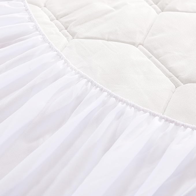 Vibe Cooling Quilted Memory Foam Mattress Pad, Full