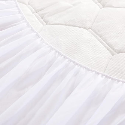 Vibe Cooling Quilted Memory Foam Mattress Pad, Full