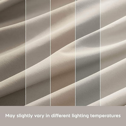 Nestl King Sheet Set - Luxury 1800 Ultra-Soft Microfiber King Bed Sheets - Double Brushed - Deep Pockets - Easy Fit - 4 Piece Set - Bedding Sheets & Pillowcases (King, Linen)